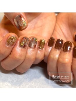 アシメデザインネイル