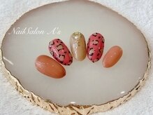 アズ(A's)/ヒョウ柄ネイル