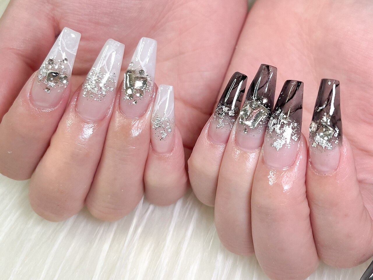 2026年冬トレンド】白黒のネイルデザイン集｜人気順｜ホットペッパー