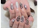 レオパード/ニュアンスネイル