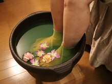 こころ整体サロン/整体後に足湯も可能♪