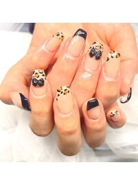 レオパードリボンデザイン