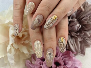 ディーネイル 天王寺(D-nail)/(松崎)新作☆パイソンnail