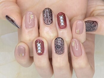 アッサンブレ(Assembler)/上品レースネイル