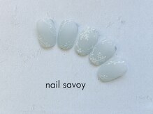 ネイル サヴォイ 本厚木店/マット☆スノーフレイク