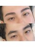 【ハリウッドブロウリフト＋メンズ美眉WAX脱毛＋眉カット】＋顔WAX脱毛1ヵ所