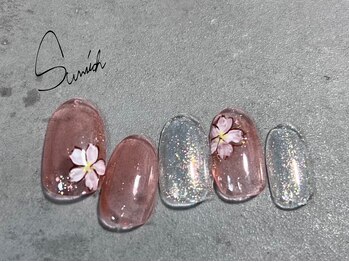 サンリッチ 恵比寿(Sunrich)/桜ネイル♪♪