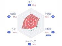 エイチズ(H's)/自分の肌を細かく分析できる！