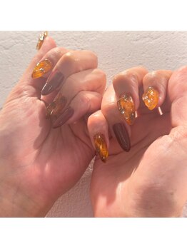ドットネイル バイ エッセドット(.nail by esse.)/べっ甲ぷっくり