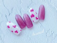 ボネール(nail ＆ eyelash Bounail)/ハート　手描き