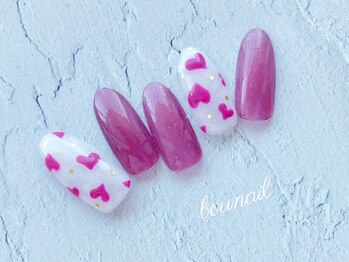 ボネール(nail & eyelash Bounail)/ハート 手描き