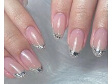 イーズン(EASEN)/ガラスフレンチネイル