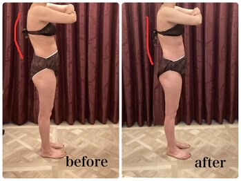 ルボヌール(Le Bonheur)/姿勢も改善!