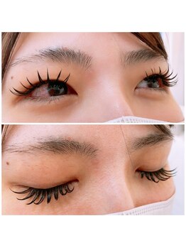 ラリューシュ(La ruche)の写真/【バインドロックで濃さと持続力が好評!】シングルラッシュでは物足りない方へ、華やかで魅力的な目元に♪