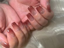 ネイルサロン モネ(Monet)/フラッシュラメにグラデーション