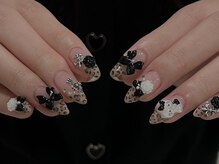 クリーム(cream)/キティ/レオパード/韓国ネイル