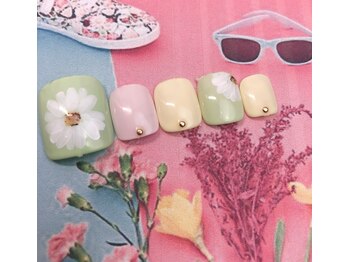 ネイルサロン&スクール ジーナ(GINA)/パステルガーリーネイル