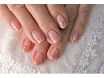 マックスオーガニックネイルサロン/特許美フォルム透明感ヒョウ柄