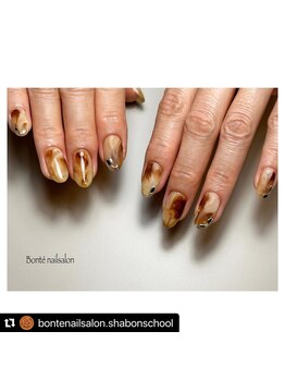 カフェラテのようなデザイン