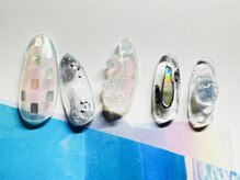 バンザイネイル 下北沢(BANZAI NAILS)の雰囲気（定額プラン Mからオーロラシェル、マグネットカスタム可能です。）