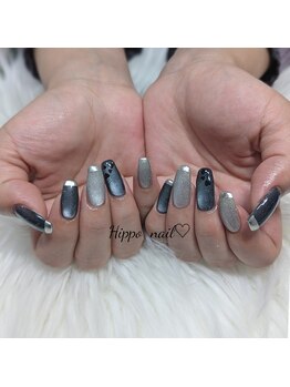 大人バレンタインネイル♪