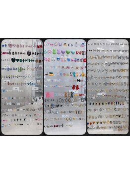 カラー・パーツの種類が豊富