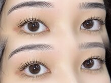 パーマ&眉毛waxデザインご相談◎理想のお目元に♪