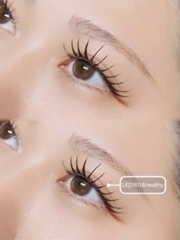 ソニア(Sonia)の写真/マツエク×パーマの最新技術【&healthy】!LEDマツエクで持続力UP&根元から立ち上げパッチリeyeに◎