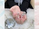 ピンクリボン×うめつくしネイル