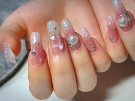 キラキラ☆チェックネイル