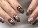 奥行きニュアンスネイル