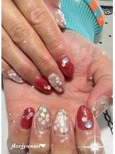 フロージュ ネイル(florjyu nail)/４月nail桜デザイン