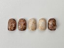 ニュアンスネイル　鉱物ネイル