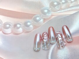 ぷっくりフラワーネイル