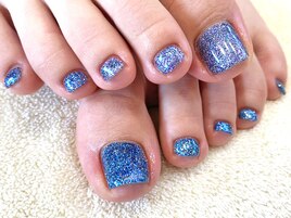 Foot　キラキラ*ワンカラー♪