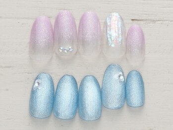 ネイルミックス 鹿児島高麗町店(Nail Mix)の写真/【4990円★プチトレンドコース(60分)】選べる最新デザインがオシャレ理想の指先を演出（新作4/1~）/鹿児島