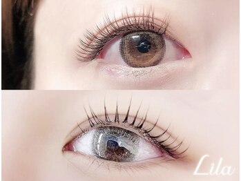 リラ 江坂店(Lila)の写真/[江坂/まつ毛パーマ/パリジェンヌ］【デザイン力に感動】目元可愛さ2倍!ダメージレスまつげパーマ♪