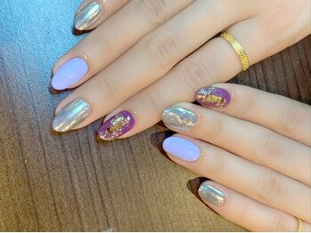 レミア 関内(REMIA)/３月　ミラーネイル