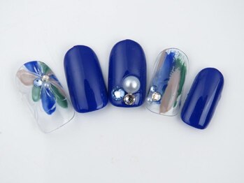 まつげアンドネイル ディアマンローズ(DIAMANT ROSE)/フラワーネイル 90分 6930円