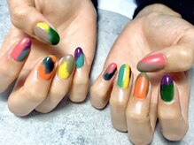 ティーエス ネイル ガーデン(T.S Nail Garden)/カラフルマーブル