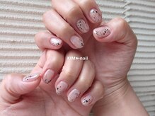 ケイアイエムネイル(KIM nail)/ニュアンス×ダルメシアン♪