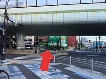 アスフィット 金町店(ASFiT)/来店の道順【JR金町駅南口から】