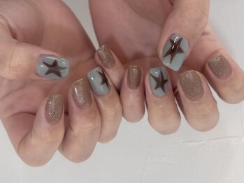 ヴィコ 堀江店(+vico)/星ネイル:alisa