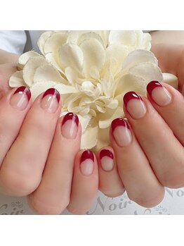 ヘアー ユニバース(HAIR UИIVERS)/ボルドーフレンチネイル★