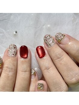 ツイードネイル