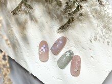 RUBY nail lounge【3月2日 NEW OPEN(予定)】の雰囲気(卒業式や入学式に、桜ネイルがおすすめです♪ワンカラーに追加◎)