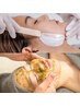 【4週間以内の再来】美肌フェイシャルWAX+剥離無ハーブピーリング¥16000