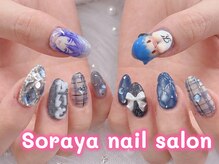 ソラヤ(Soraya)/痛ネイル3Dアート持ち込みネイル