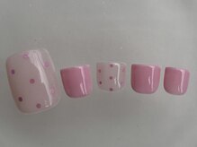 アイネイルズ 渋谷店(I nails)/ドットピンク