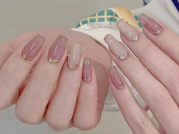 Nude Nailstudio 銀座店【パラジェル/フィルイン/マグネット/長さだし/持ち込み】の写真/【選べる定額シンプル♪韓国ネイル＆ワンホンネイル7300円】季節に合わせてデザインもUP☆初めての方にも◎